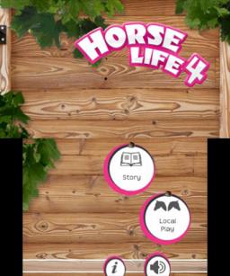 Horse Life 4 Title Screen